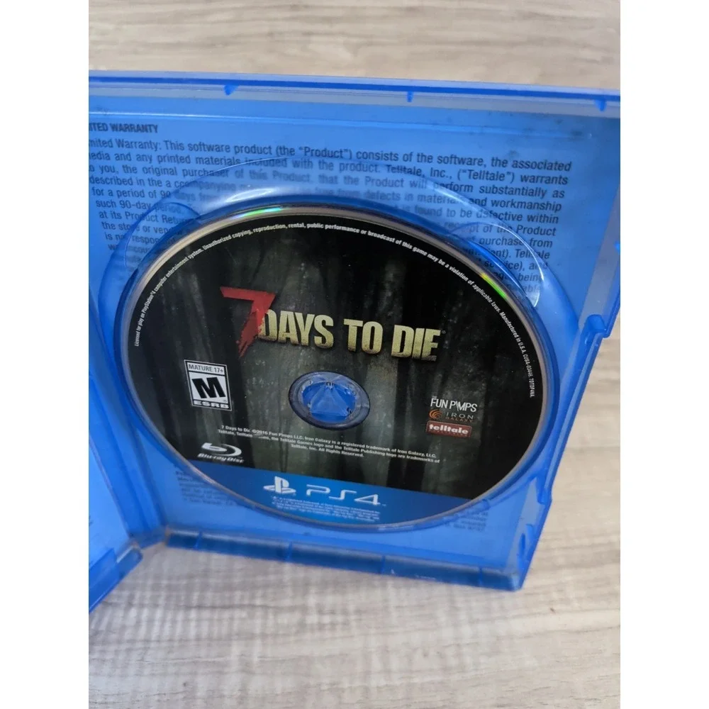 7 Days to Die (Sony PlayStation 4, 2016) PS4  Video Game